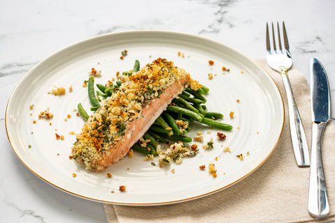 Zalm met Kruidenkorst