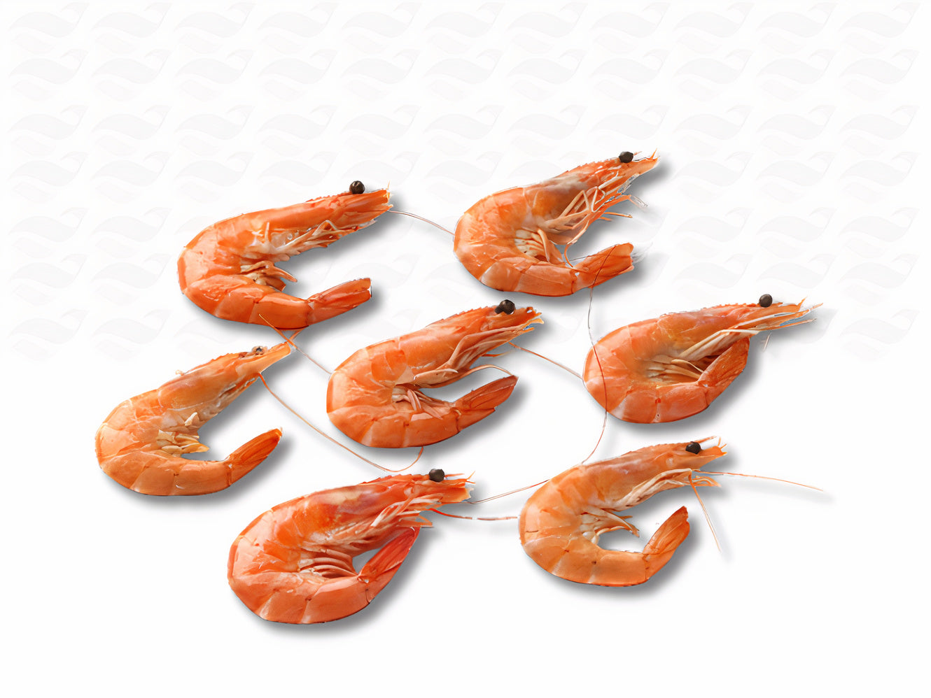 Crevettes Gekookt